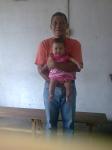 Eddik Serrano and grandchild